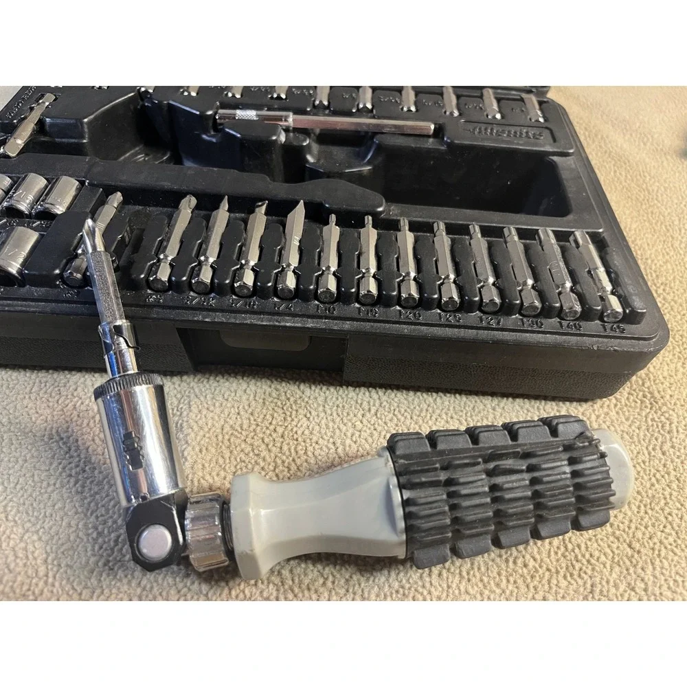 Allenite 37 pc Superset‎ Screwdriver Bit and Socket Set with Ratchet Handle